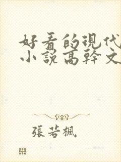 好看的现代言情小说高干文