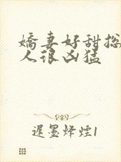 娇妻好甜总裁大人很凶猛