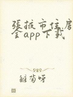 张掖市住房公积金app下载