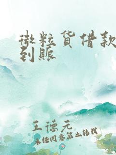 微粒货借款多久到账