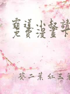 霸道小叔请轻撩免费漫画下拉