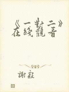 《一对二》韩剧在线观看