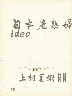日本老熟妇的video