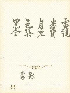 黑色月光电视剧全集免费观看