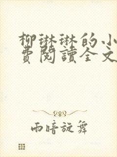 柳琳琳的小说免费阅读全文