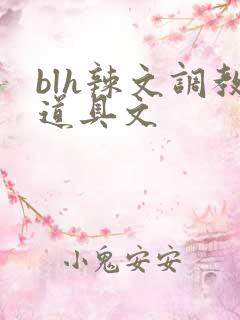 blh辣文调教道具文