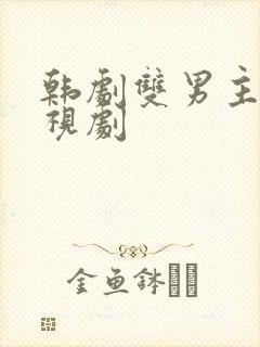 韩剧双男主的电视剧