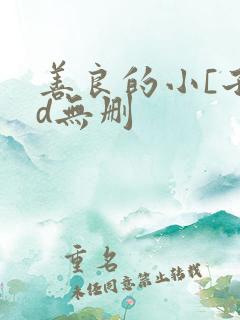 善良的小[子hd无删