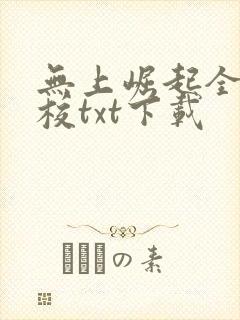 无上崛起全本精校txt下载