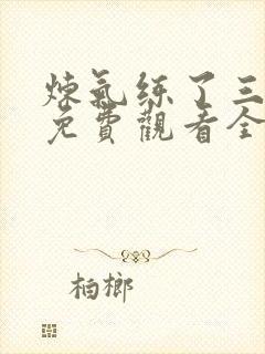 炼气练了三千年免费观看全集