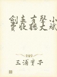 剑来有声小说免费收听大斌