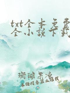 txt全本免费全小说下载完结