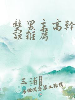 双男主高干文小说推荐