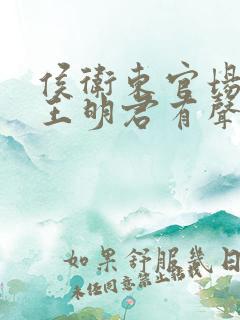 侯卫东官场笔记王明君有声小说