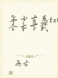 年少有为txt全本下载