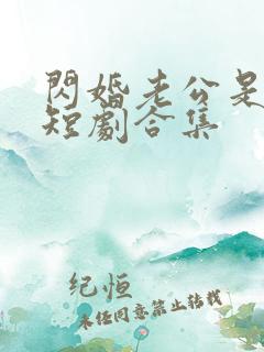 闪婚老公是豪门短剧合集