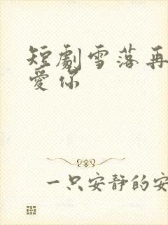 短剧雪落再说我爱你