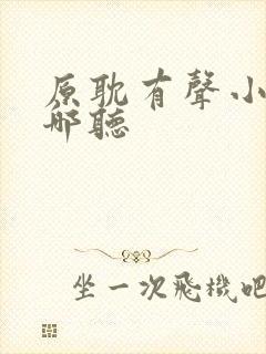 原耽有声小说在哪听