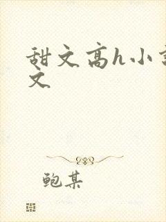 甜文高h小说辣文
