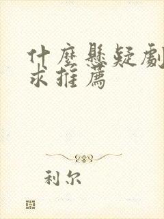 什么悬疑剧好看求推荐