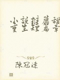 小说推荐甜宠文重生短篇章