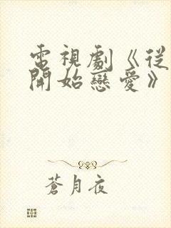 电视剧《从结婚开始恋爱》免费观看