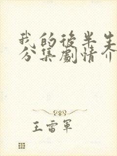 我的后半生剧情分集剧情介绍大结局