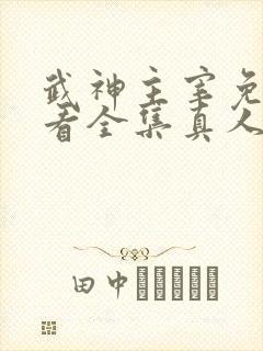 武神主宰免费观看全集真人版