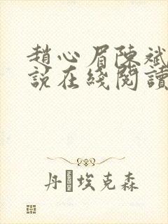 赵心眉陈斌的小说在线阅读