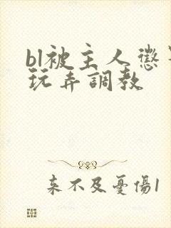 bl被主人惩罚玩弄调教