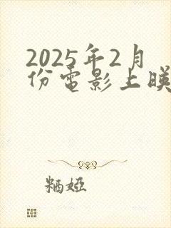 2025年2月份电影上映有哪些