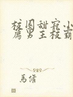 校园甜宠小说推荐男主校霸