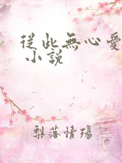 从此无心爱良夜 小说