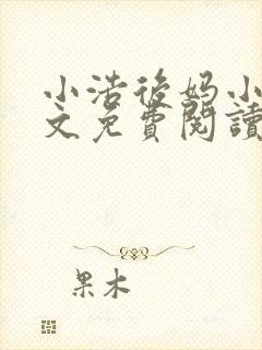 小浩后妈小说全文免费阅读