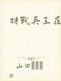 特战兵王在都市