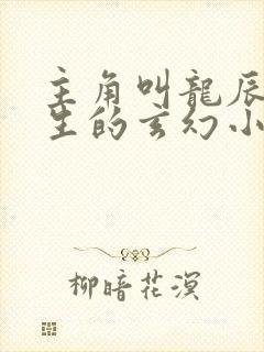 主角叫龙辰的重生的玄幻小说