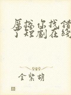 厉总你找错夫人了短剧在线观看免费