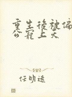 重生后被偏执老公宠上天