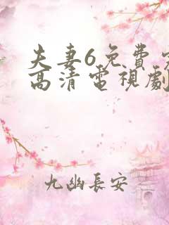 夫妻6免费完整高清电视剧看