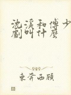 沈溪和傅少钧短剧叫什么