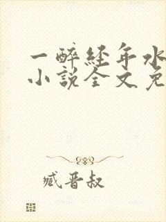 一醉经年水千丞小说全文免费阅读