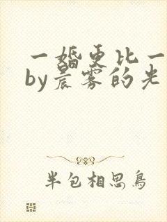 一婚更比一婚高by晨雾的光免费阅读