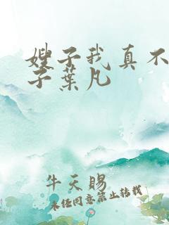 嫂子我真不是傻子叶凡