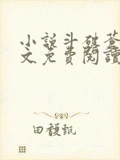 小说斗破苍穹全文免费阅读在线