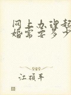 网上办理起诉离婚需要多少钱