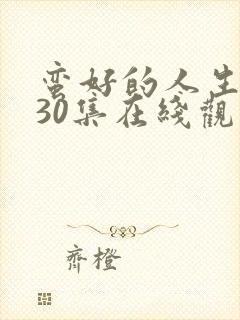 蛮好的人生免费30集在线观看