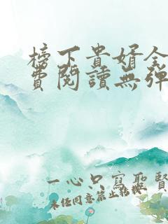 榜下贵婿全文免费阅读无弹窗