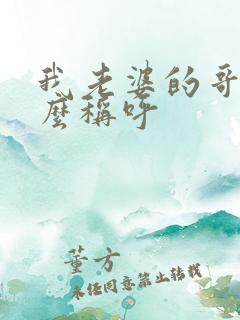 我老婆的哥哥怎么称呼