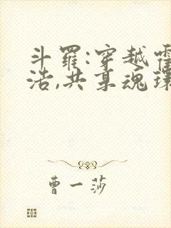 斗罗:穿越霍雨浩,共享魂环的出现