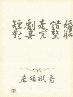 短剧走错婚礼娶对妻完整版